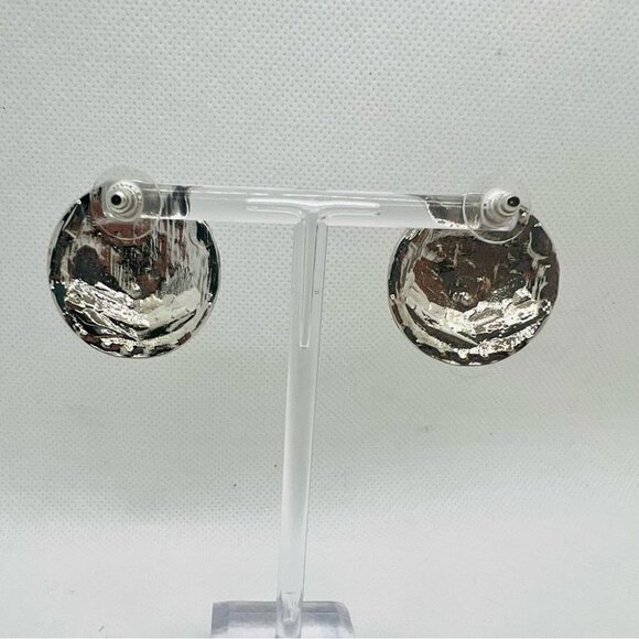 Halloween Skull Statement Earrings Rhinestone Jack Skellington Inspired Stud - Picture 6 of 11